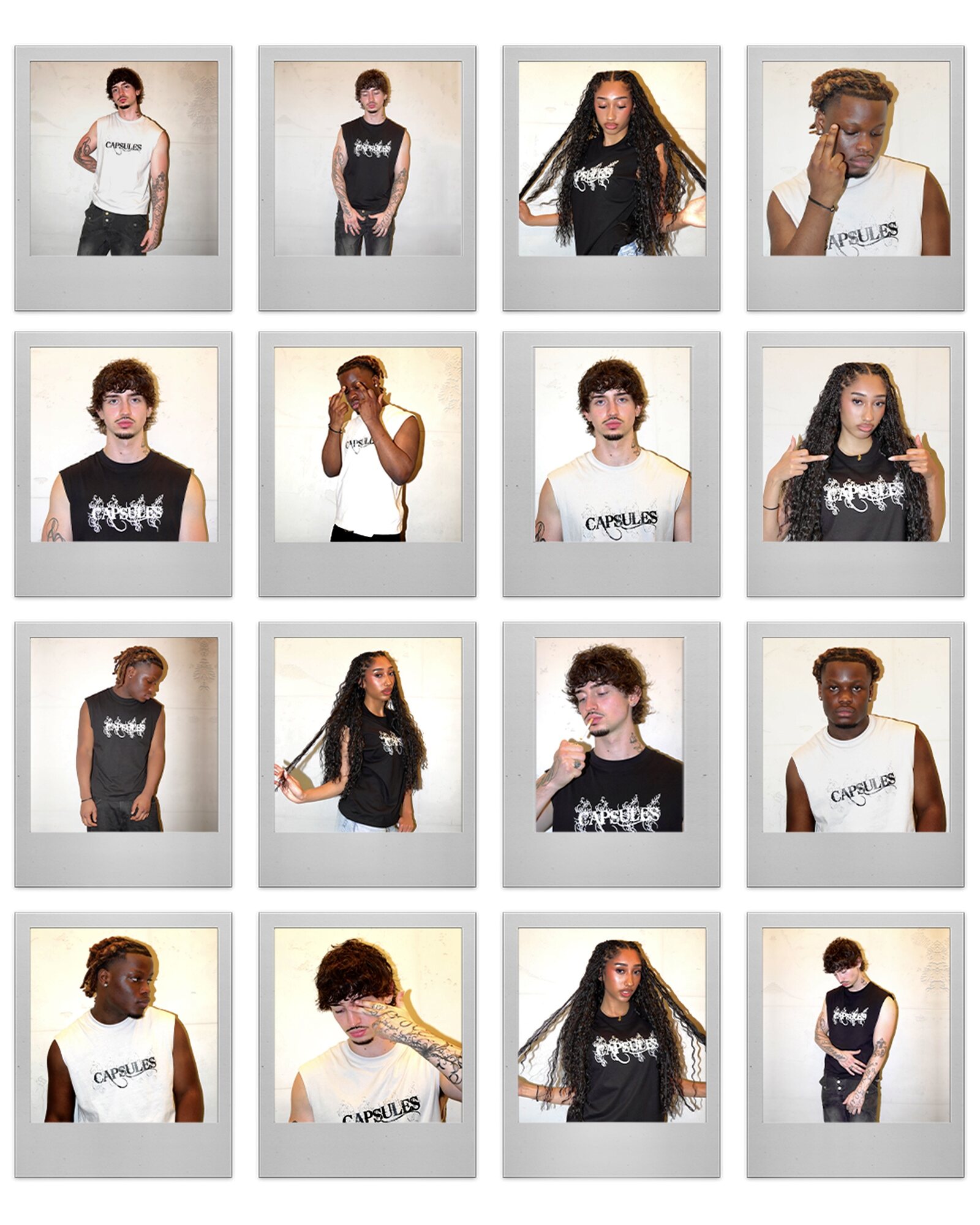 CAPSULES contact sheet — recent photoshoot